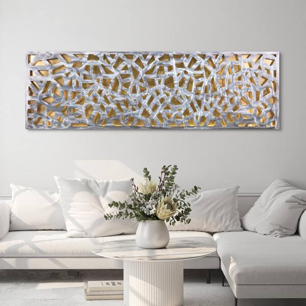 Empire Art Direct Gold & Silver Leaf encased on a 3D