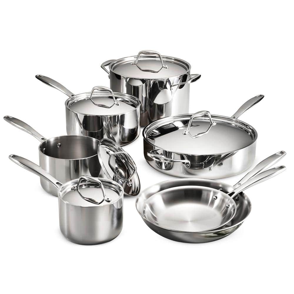 Tramontina Pots & Pans 12 Piece Nonstick Aluminum Cookware Set 80156/056DS  - The Home Depot