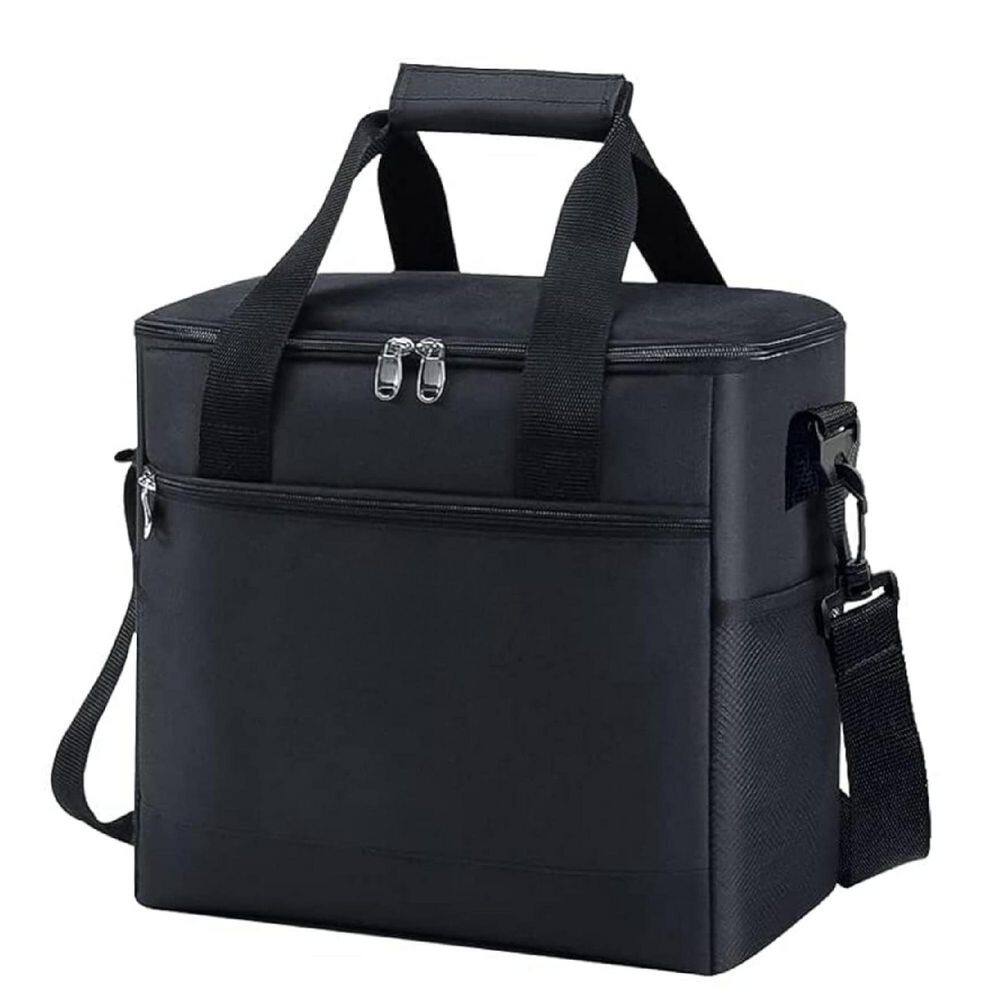 16 qt. 24-Can Insulated Leakproof Cooler Bag with Multi-Pockets, Collapsible Lunch Tote for Picnic, Office in Black price history on PriceWatchPro