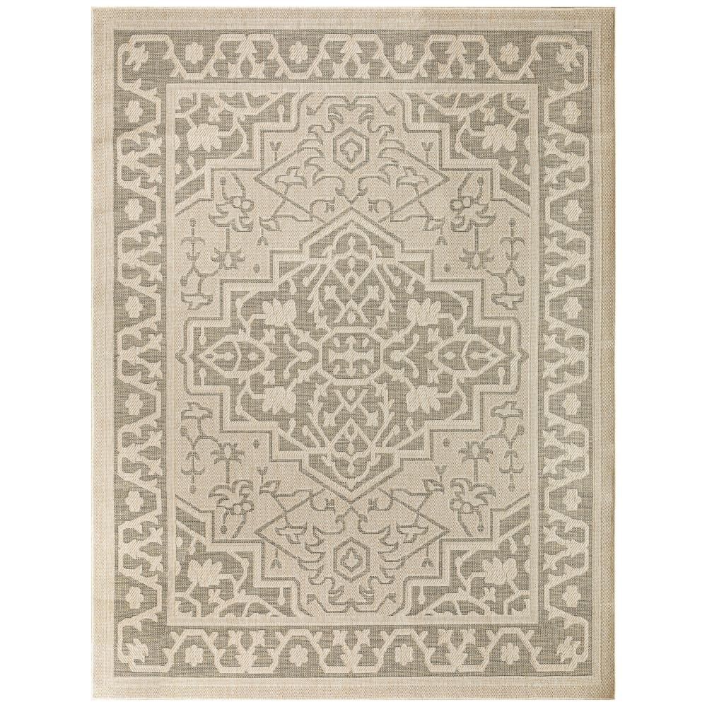 Tulum Taupe Olive 10 ft. x 14 ft. Center medallion Contemporary Area Rug price history on PriceWatchPro