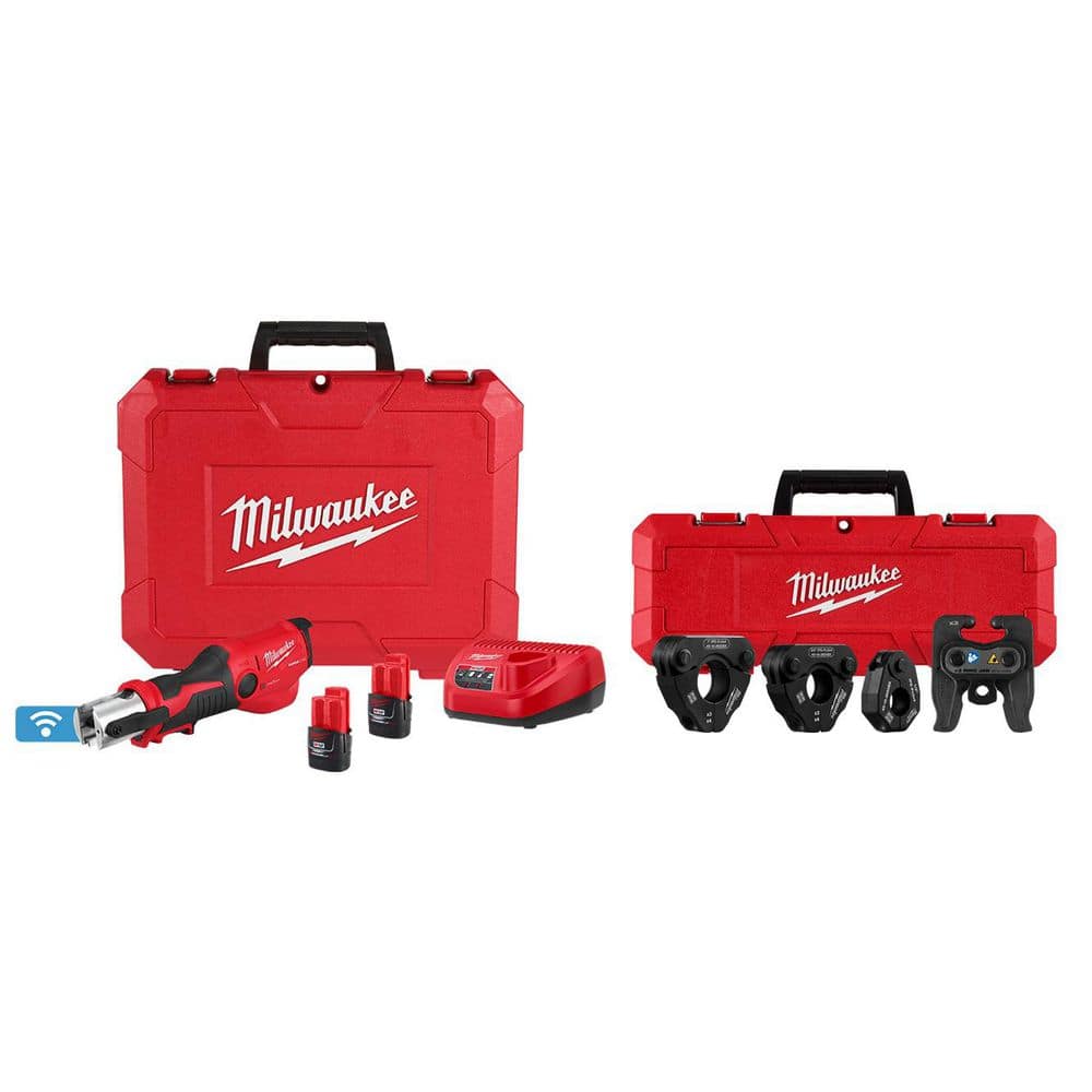 M12 12-Volt Lithium-Ion FORCE LOGIC Press Tool with ONE-KEY and 1/2 in. - 1 in. ISP-P Pivoting Press Ring Kit price history on PriceWatchPro