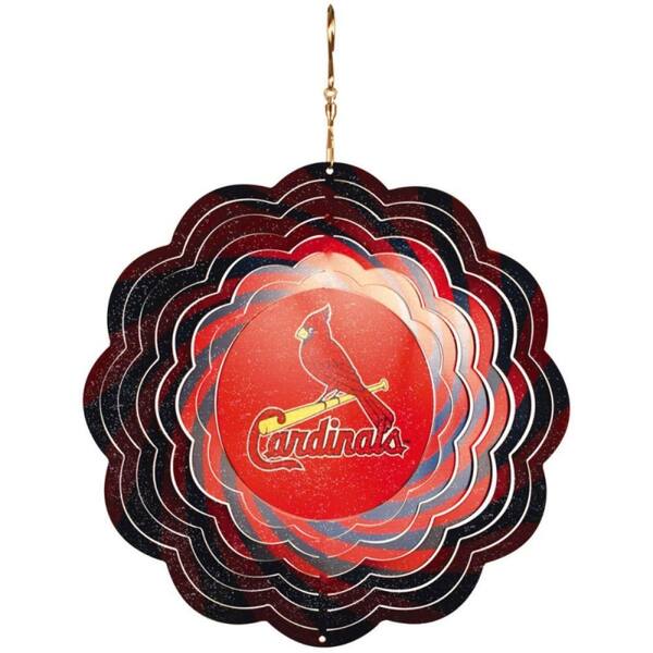 Evergreen MLB 10 in. St Louis Cardinals Geo Spinner