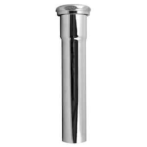1-1/2 in. O.D. x 8 in. Slip Joint Extension Tube for Bathtub Drains, Polished Chrome
