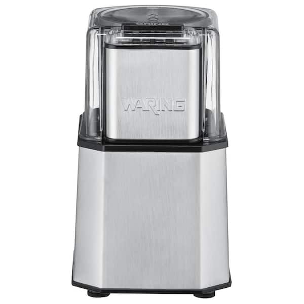 Waring Commercial 1.5-Cup Professional Spice Grinder w/ 3 Stainless Steel Cutter Bowl and Storage Lids