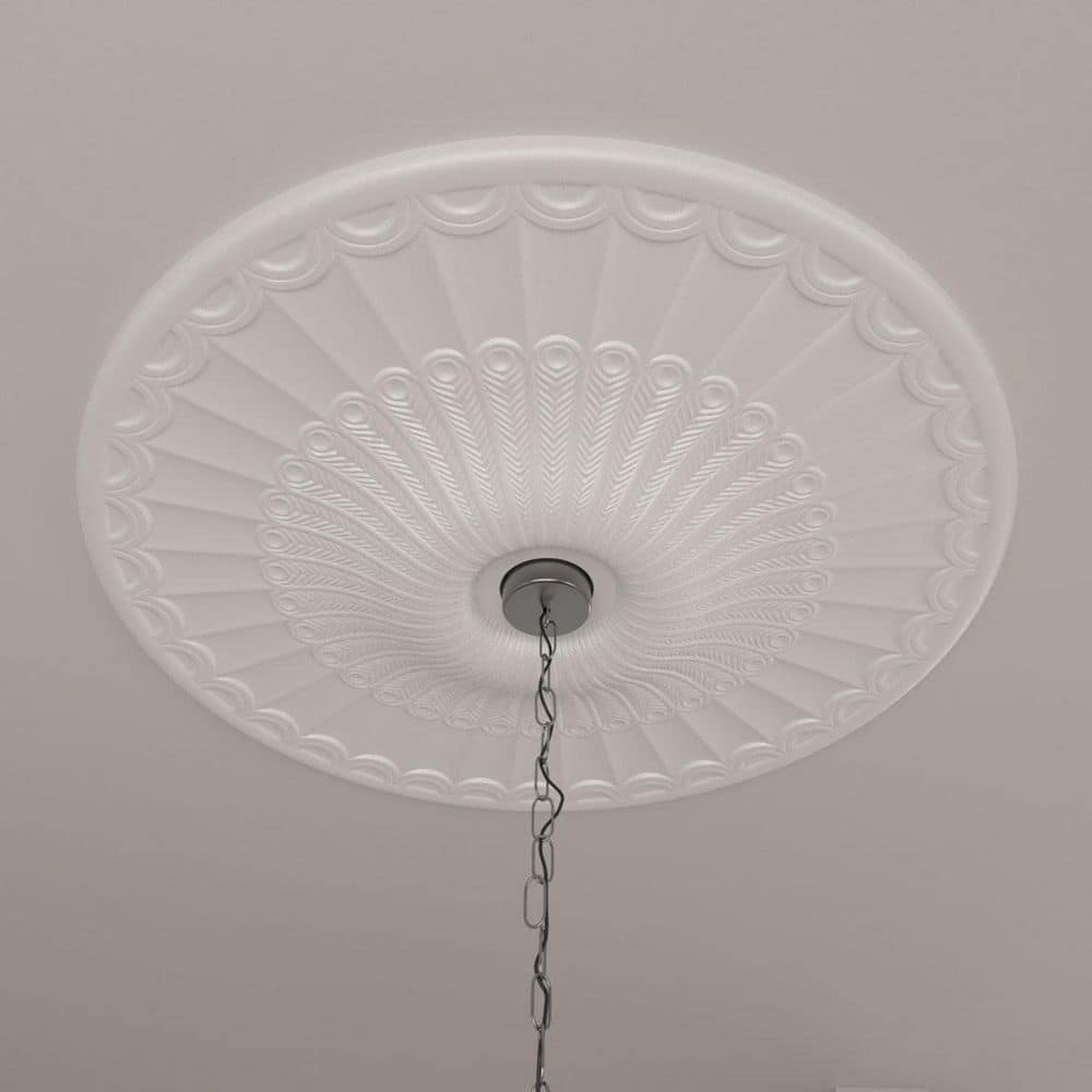 Attica Primed Floral Ceiling Medallion 26"