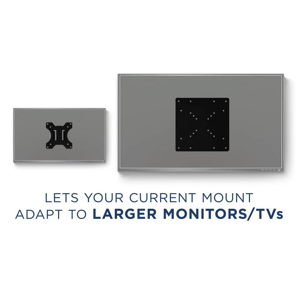Heavy-Gauge Steel VESA Mount Adapter Plate for 32"-55" TVs