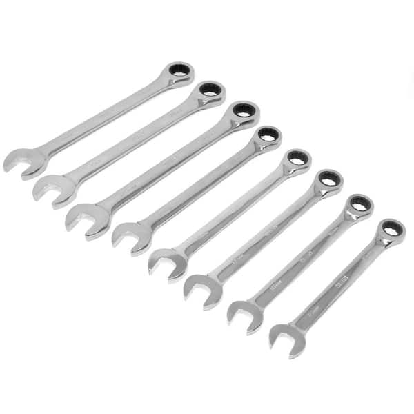 WEN Professional-Grade Ratcheting Metric Combination Wrench Set