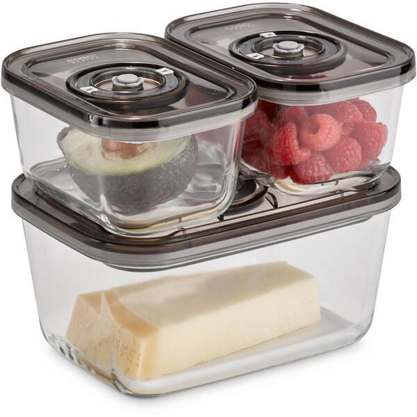 Vacuum Box Container Small Glass - New Kitchen Store