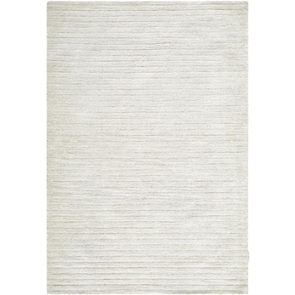 Benchcraft Off-White Cottage Striped 9 ft. x 12 ft. Area Rug