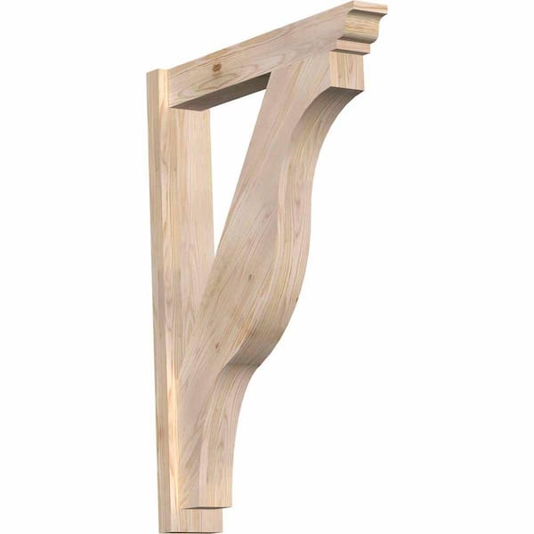 Ekena Millwork 6 in. x 42 in. x 30 in. Fuston Traditional Smooth Douglas Fir Outlooker