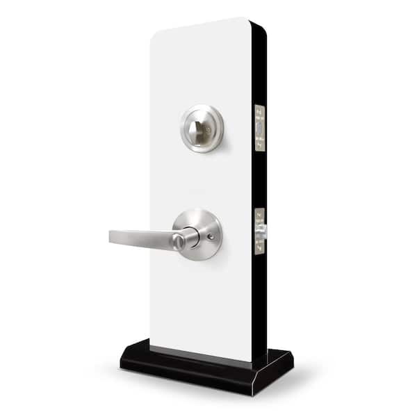 Stainless Steel Entry Door Handle Combo Lock Set with Deadbolt and 12 SC1  Keys Total (3-Pack, Keyed Alike), door handle 