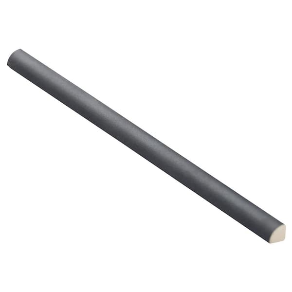 Chord Matter Gray Blue 0.47 in. x 11.81 in. Matte Porcelain Wall Quarter Round Bullnose Tile Trim