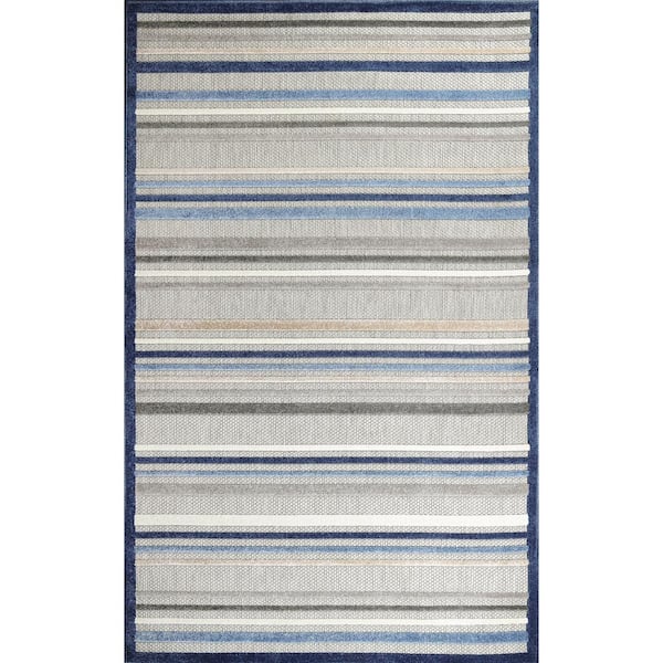 SUPERIOR Eldwin Grey 9 ft. x 12 ft. Oriental Area Rug