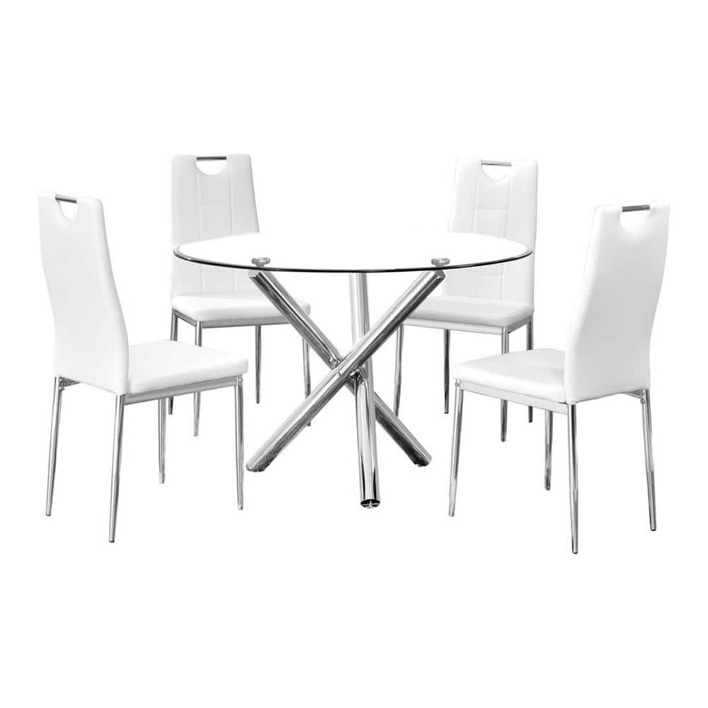 Mozart 5 Pcs Dinette Set, White