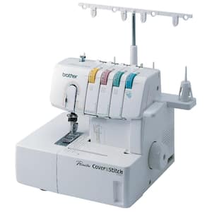 Serger Sewing Machine with Easy-to-Follow Lay-in Threading