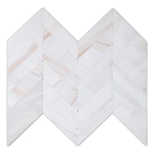 12 in. x 12 in. PVC Colorful White Peel and Stick Backsplash Wall Tile (5 sq. ft./5-Sheets)