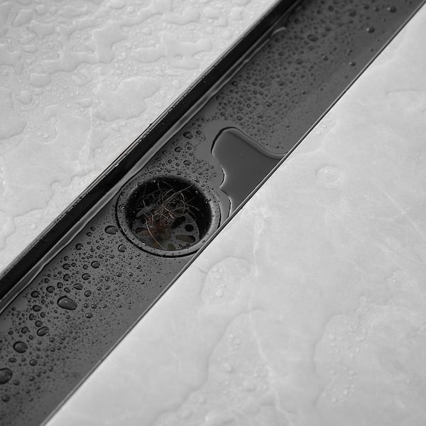 BWE 24 in. Stainless Steel Linear Shower Drain with Square