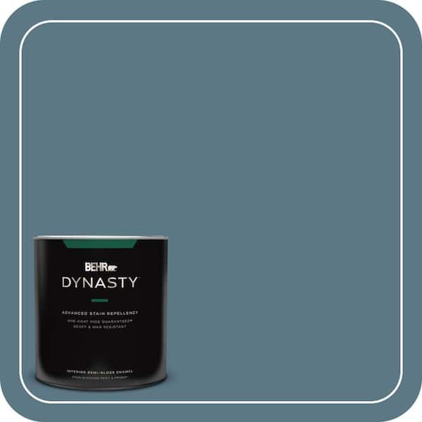 BEHR DYNASTY 1 qt. #PPU13-03 Catalina Coast Semi-Gloss Enamel Interior Stain-Blocking Paint and Primer