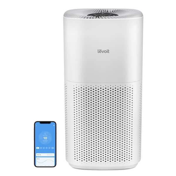 LEVOIT PlasmaPro 600S Smart 635 sq.ft. Black Panel True HEPA Air Purifier