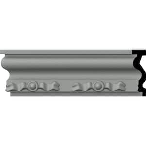 SAMPLE - 1 in. x 12 in. x 3-3/8 in. Urethane Finley Chair Rail Moulding