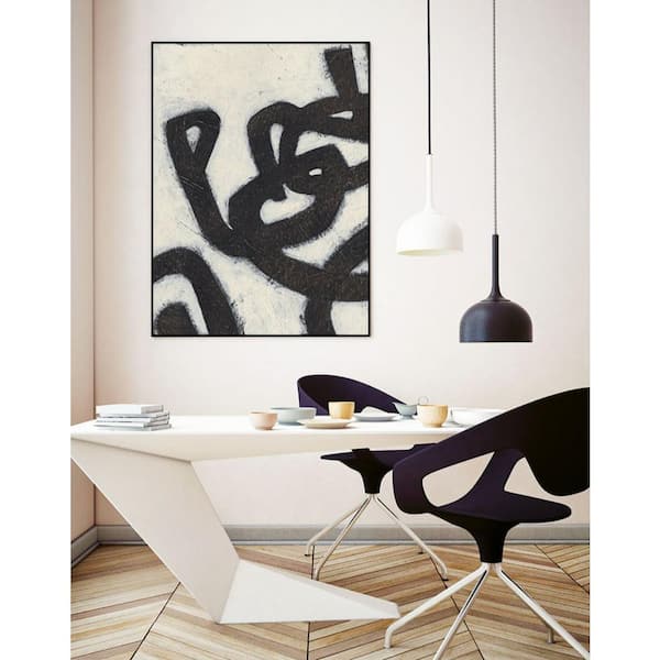 Unbranded 18 in. x 24 in. "Symbiotic I" by June Erica Vess Framed Wall Art