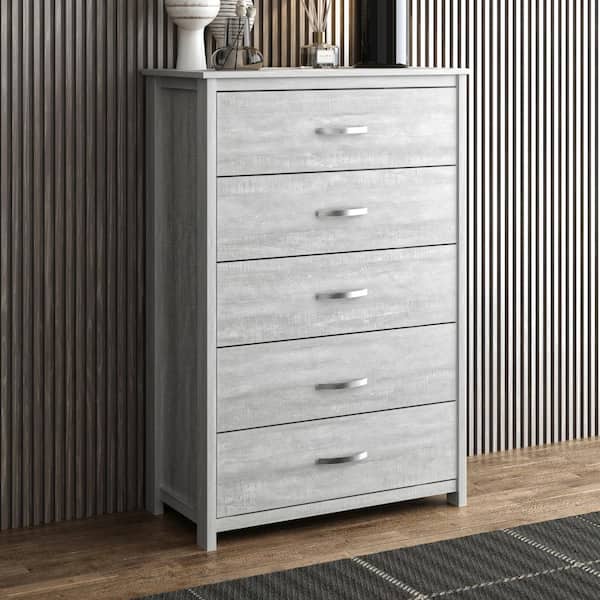 Grey oak drawers discount