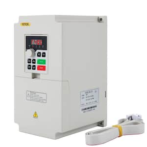 VFD 4KW 220-Volt 5.5HP, 1 or 3 Phase Input, 3 Phase Output Variable Frequency Drive, AC 17A CNC Motor Inverter Converter
