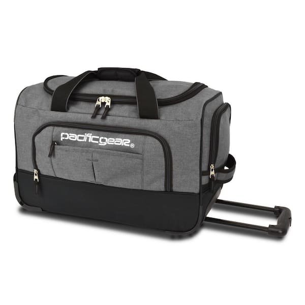 Keystone 21 in. Rolling Grey Duffel Bag