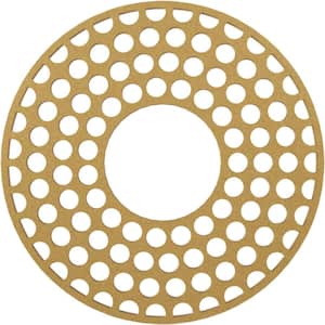 1 in. x 36 in. x 36 in. Fink Architectural Grade PVC Pierced Ceiling Medallion