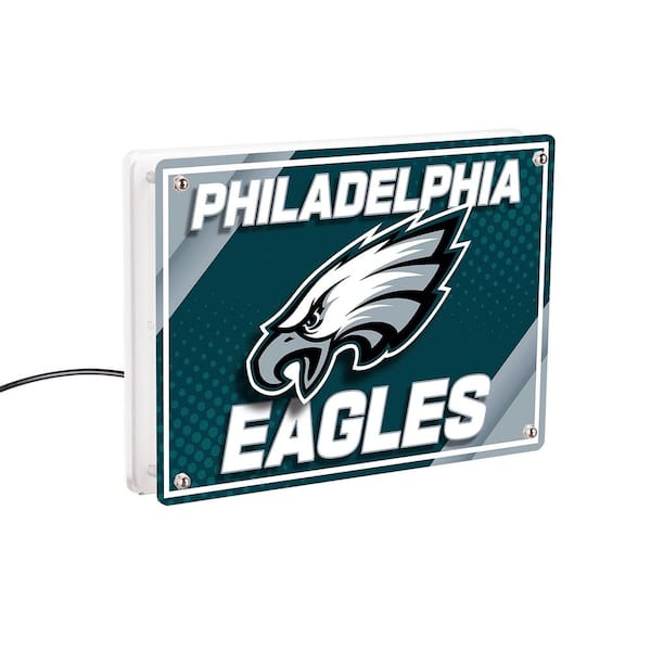 Evergreen Philadelphia Eagles NFL Football Multicolor Rectangle Desklite LED Decor