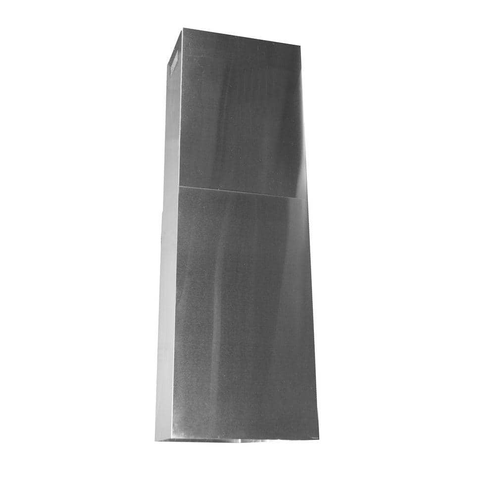 Stainless Steel Island Range Hood Chimney Extension for 10'-12' Ceilings