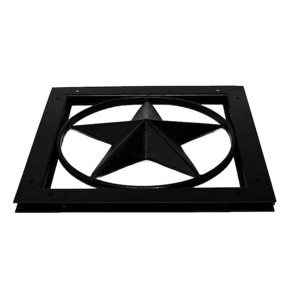 OWT Ornamental Wood Ties OWT (Ornamental Wood Ties) 15 in. Bulk Galvanized Steel Gate Accent - Star