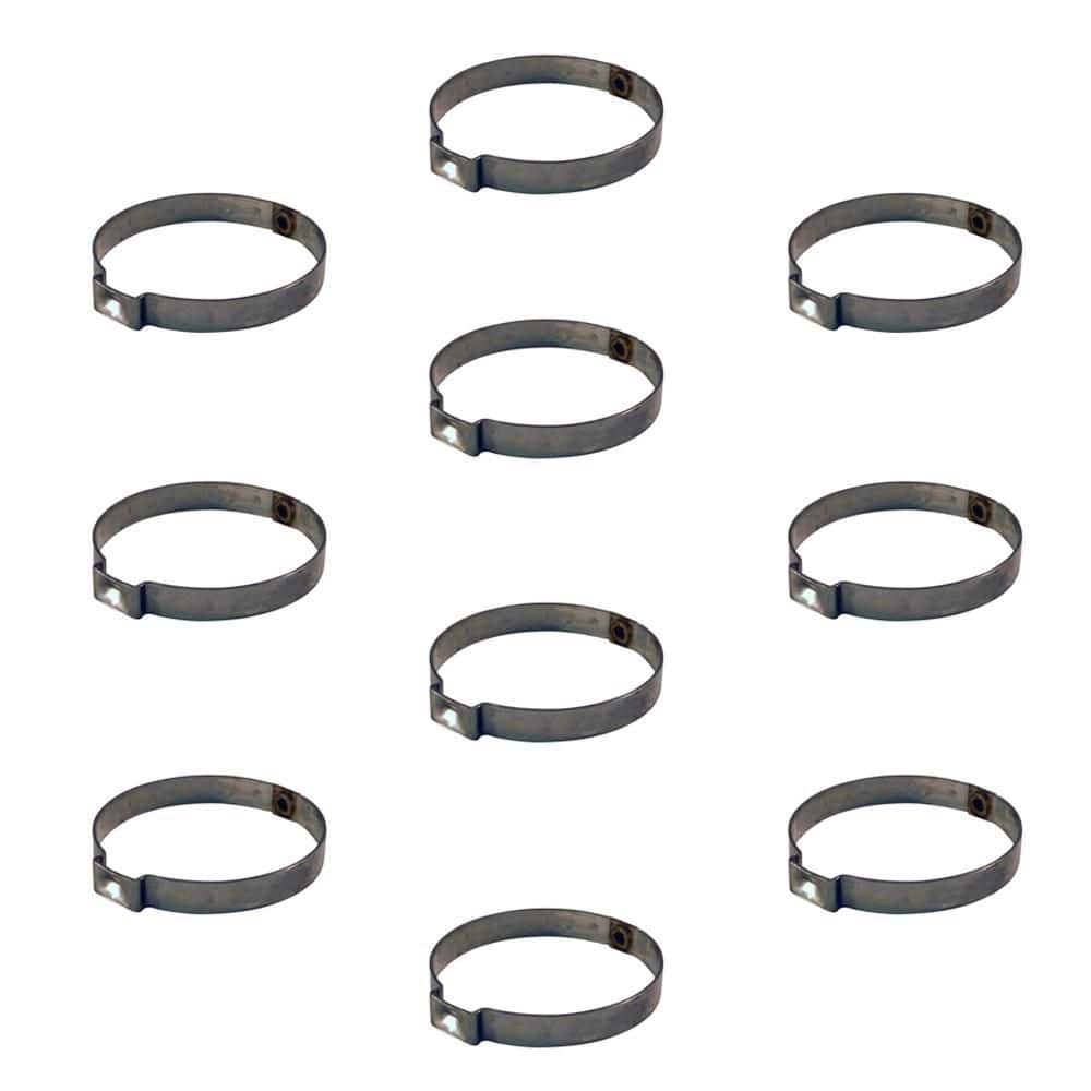1-1/4 in. Stainless-Steel Poly Pipe Pinch Clamps (10-Pack) price history on PriceWatchPro