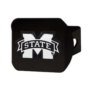 NCAA Mississippi State University Class III Black Hitch Cover with Chrome Emblem