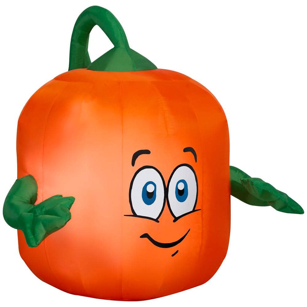 3.4 ft. Tall x 3.25 ft. Wide Halloween Inflatable Airblown Spookley the Squ