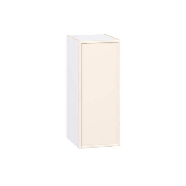 Fairview 12 in. W x 14 in. D x 30 in. H Assembled Slim Shaker Wall Kitchen Cabinet in Washed Linen