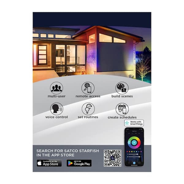 SATCO 480 Lumen 6-Watt Bronze Hardwired Integrated LED Smart