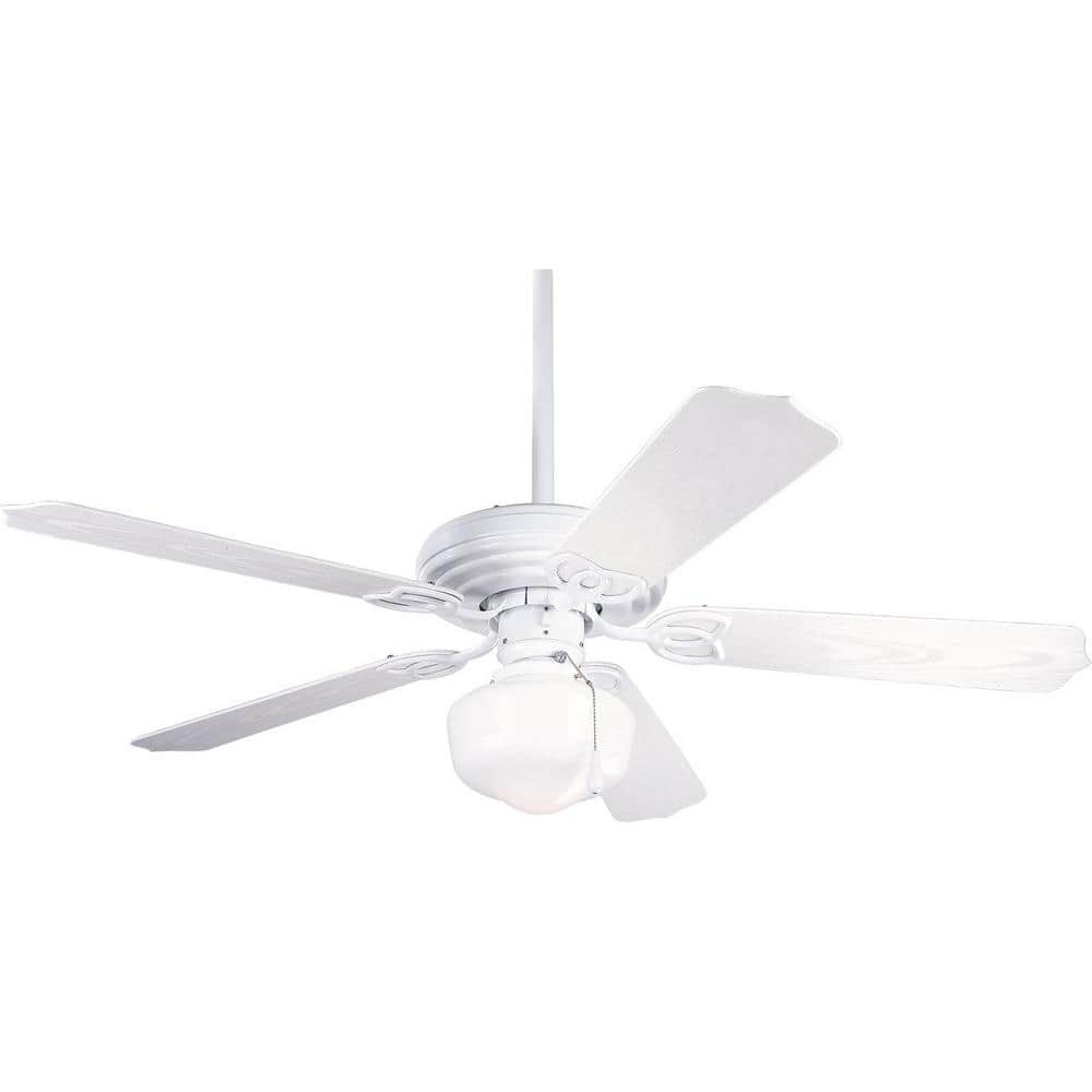 White Opal Glass LED Ceiling Fan Light Kit