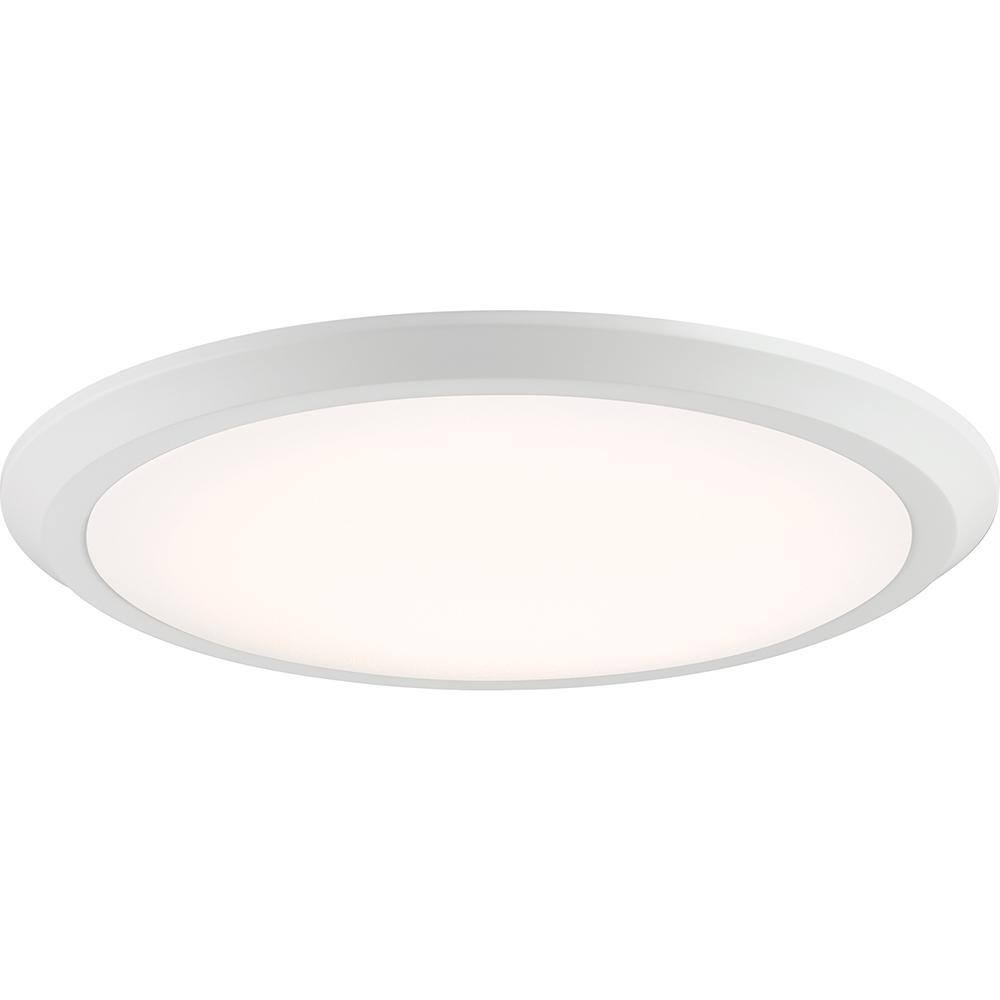Fresco White 20" LED Flush Mount with Acrylic Shade