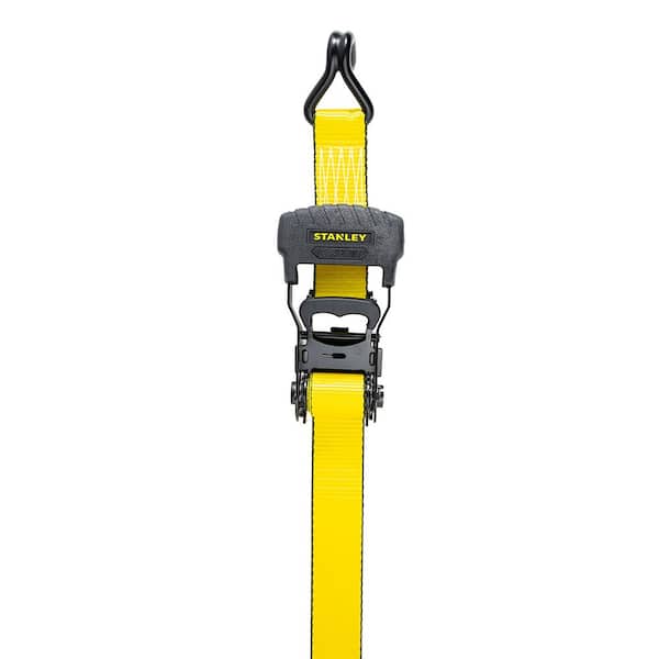 Stanley 1 in. x 12 ft. / 1500 lbs. Break Strength Ratchet Straps (2-Pack)  S10002-12 - The Home Depot