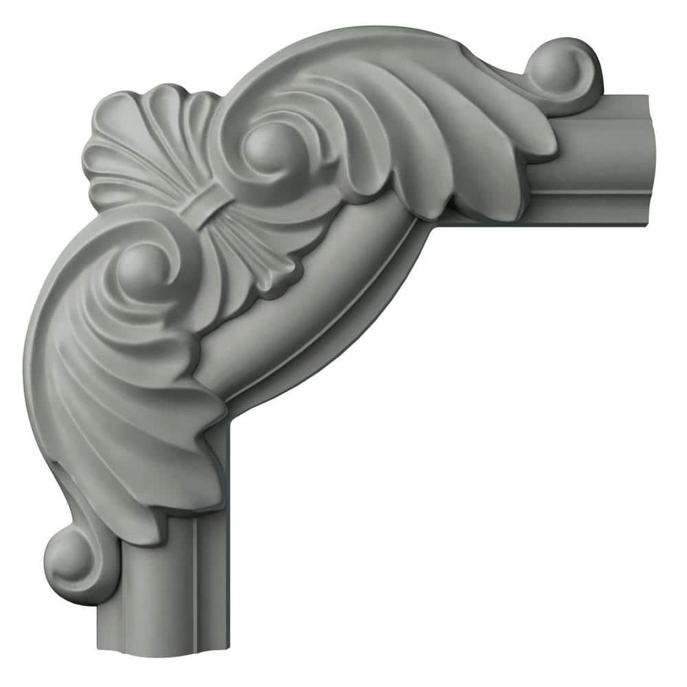 Ashford White Urethane Corner Panel Moulding