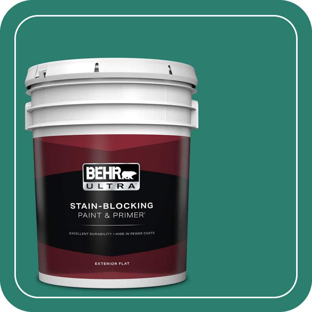 5 gal. #P440-7 Mermaid Sea Flat Exterior Paint & Primer price history on PriceWatchPro
