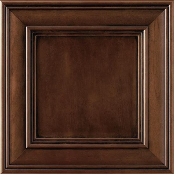 Unbranded Addington 14 1/2 x 14 1/2 in. Cabinet Door Sample in Cherry French Roast