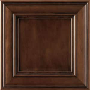 American Woodmark Reading 14 9/16 x 14 1/2 in. Cabinet Door Sample in Slate, Grey 97343