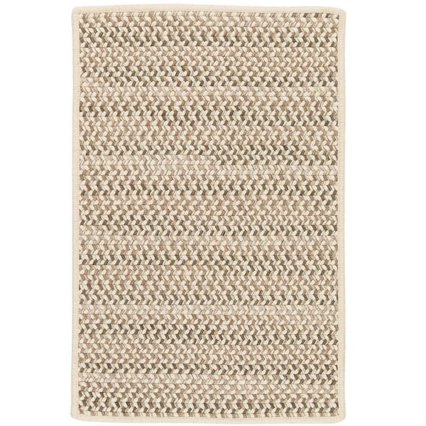 Home Decorators Collection Parkside Natural Mix 2 ft. x 8 ft. Braided Runner Rug