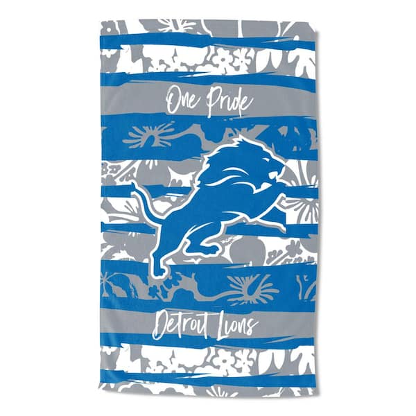 THE NORTHWEST GROUP NFL Lions Cotton/Polyester Blend Multi Color Pocket Beach Towel