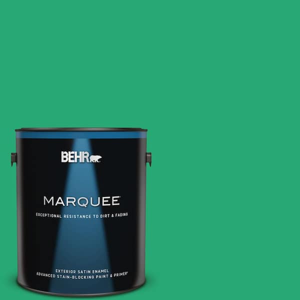 BEHR MARQUEE 1 gal. #470B-5 Garden Medley Satin Enamel Exterior Paint & Primer