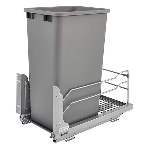Rev-A-Shelf 9-in x 16-in 20-Quart Single Pull Out Trash Can in the Pull Out  Trash Cans department at