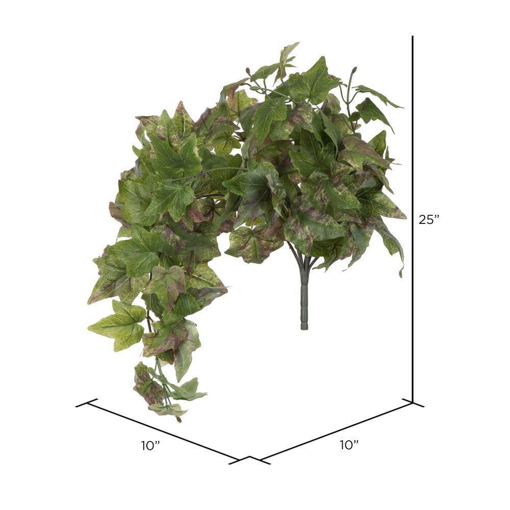 25" Green Artificial Hanging Ivy Bush for Indoor Decor