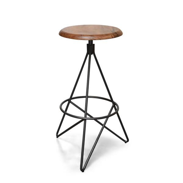 wood and metal hudson pub stool